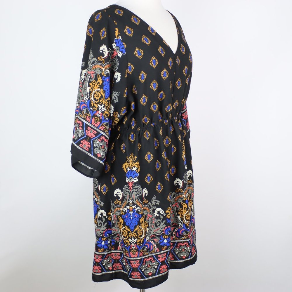 C Wonder Womens Large Paisley Wide Sleeve Dress - Picture 2 of 6